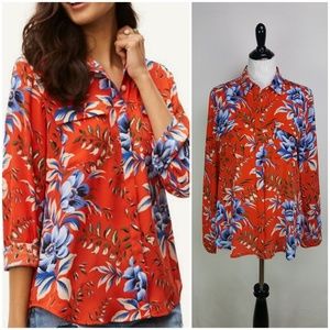 Ann Taylor LOFT Floral Blouse